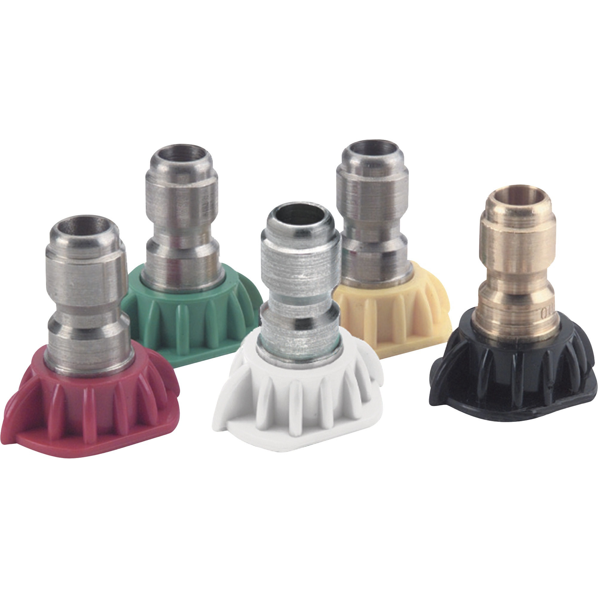 NorthStar 1/4in. Pressure Washer Quick-Couple Spray Nozzle Set, 5-Pk., Size 5.0